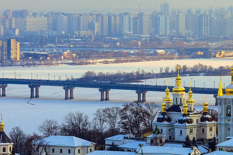 Киев зимой