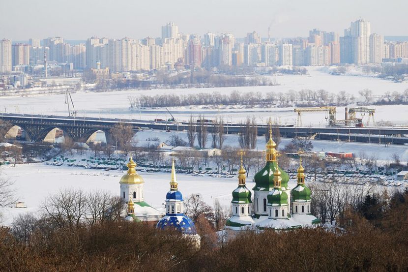 Киев зимой
