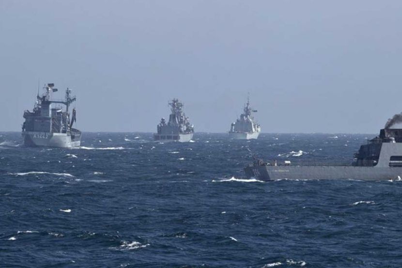 Корабли НАТО в Балтийском море