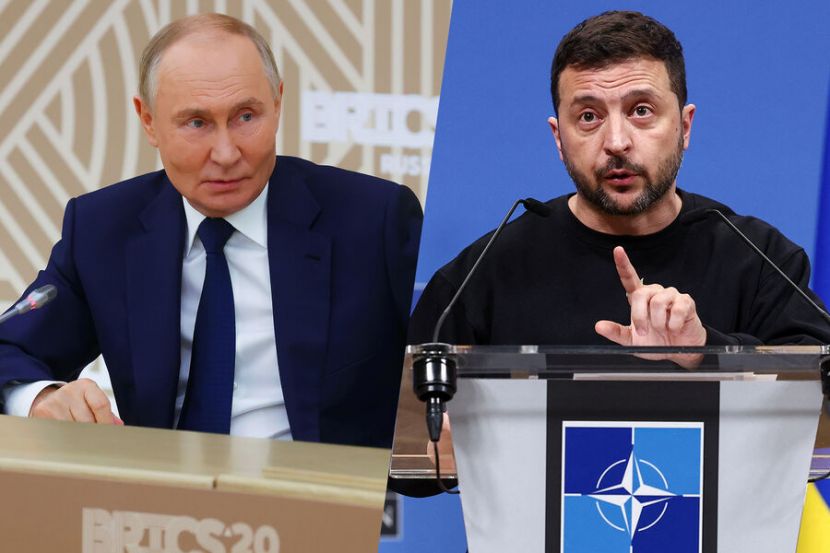 Путин и Зеленский